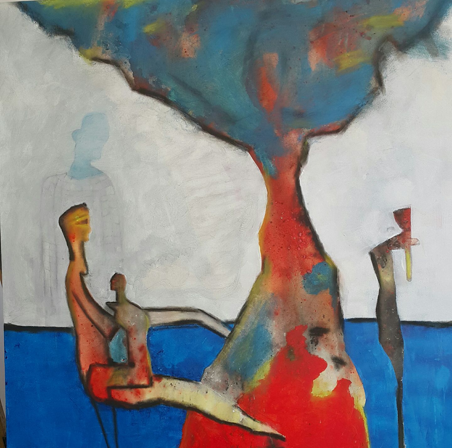 2017, Acrylic, 100x100 cm