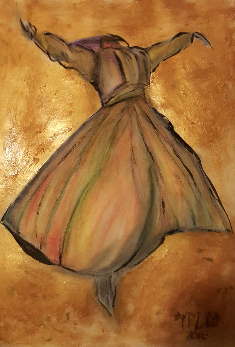 2016, Acrylic on Paper
