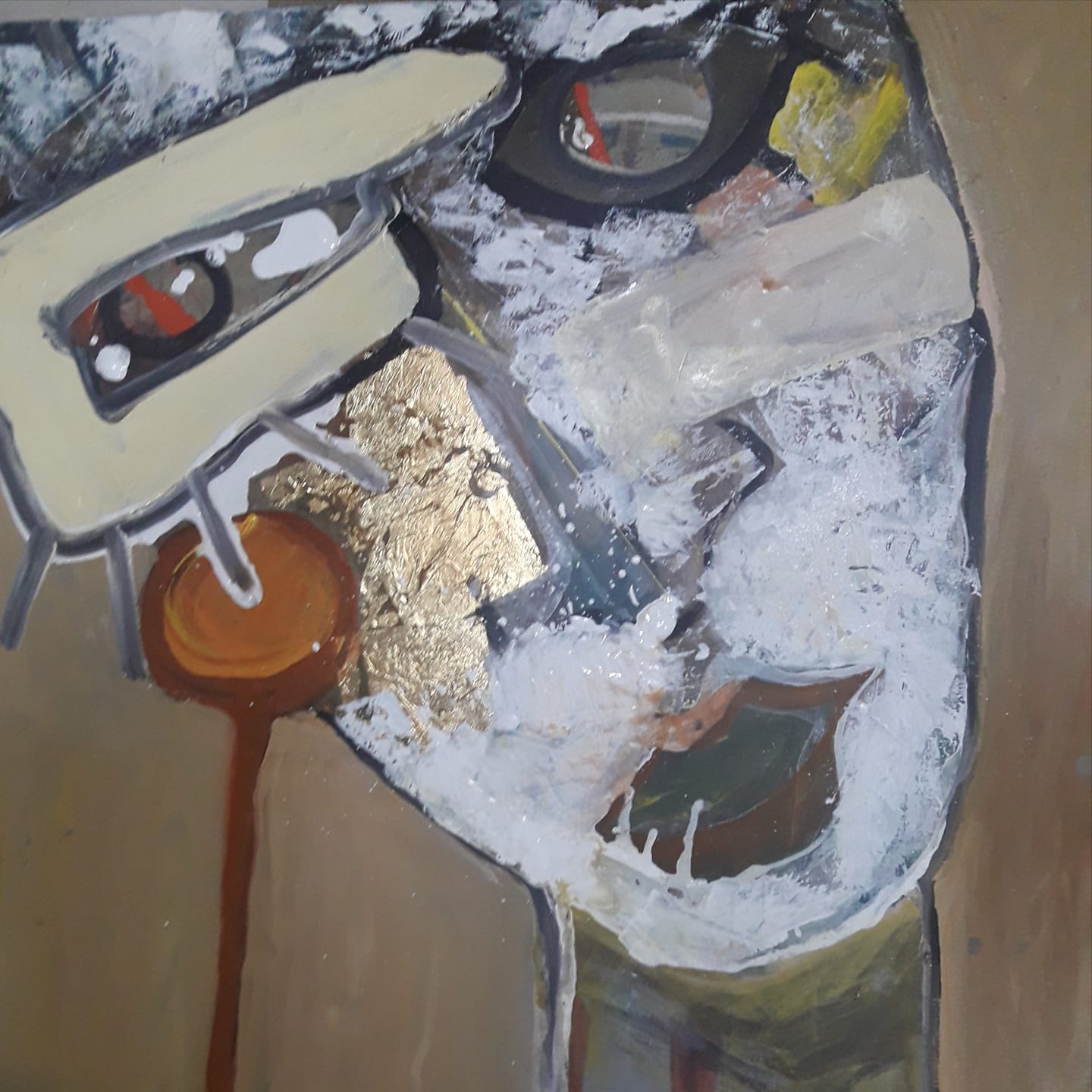 2018, Acrylic, 120x120 cm 